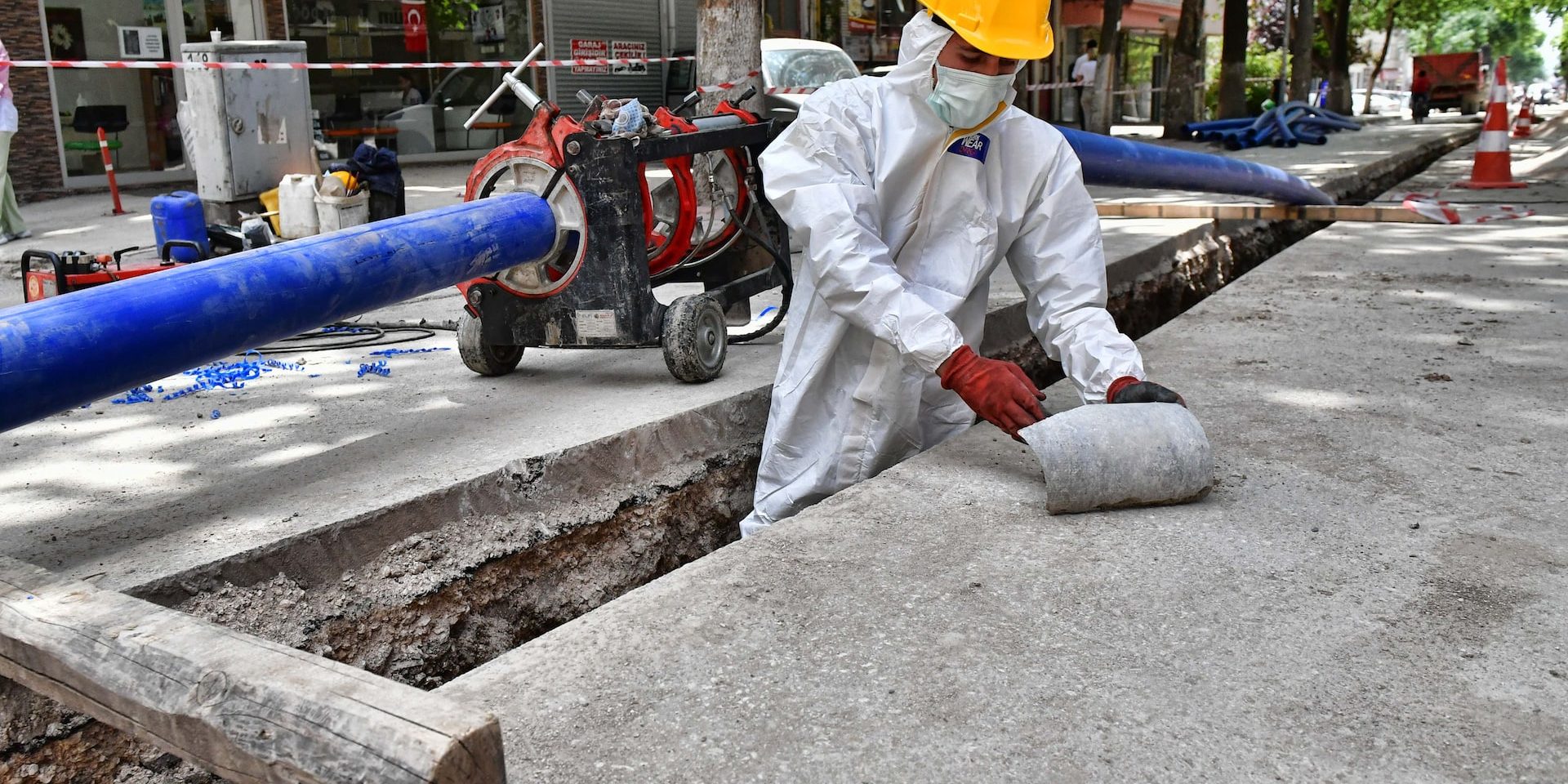 menyambung pipa HDPE